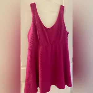 Torrid Textured V-Neck Skater Dress - Size 4